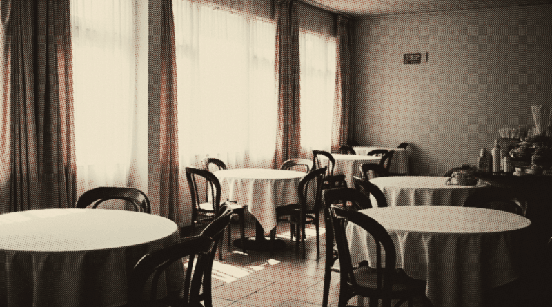 An empty hotel dining room laid up before service — Best Buffet KL 2026: Top 5 Hotel & Japanese Buffets (Price List & Halal Status)