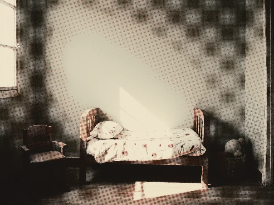 Child Adoption Malaysia 2026: JPN, Court Order and JKM — an empty child's bedroom with a small bed, a wooden chair and morning light through the window